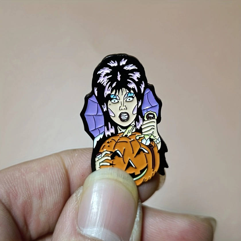Halloween Horror Enamel Pin Brooch For Men, Hats Clothes Backpack Decoration Jewelry Accessories
