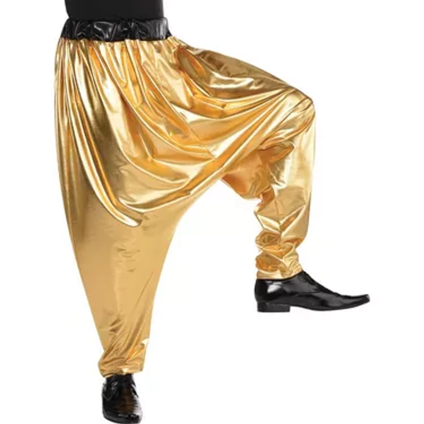 Adult Gold Hip Hop Harem Pants