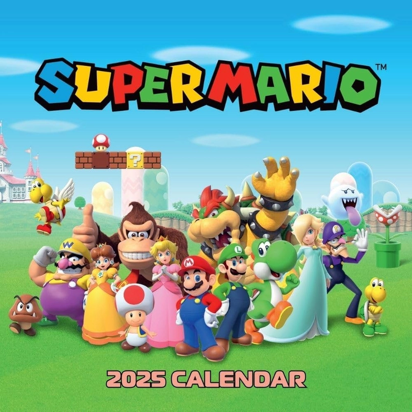 Official Super Mario Square Calendar 2025