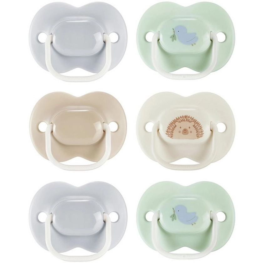 Buy Tommee Tippee Anytime Soother 0-6 Months 6 Pack - Blue | Baby bottle accessories | Argos