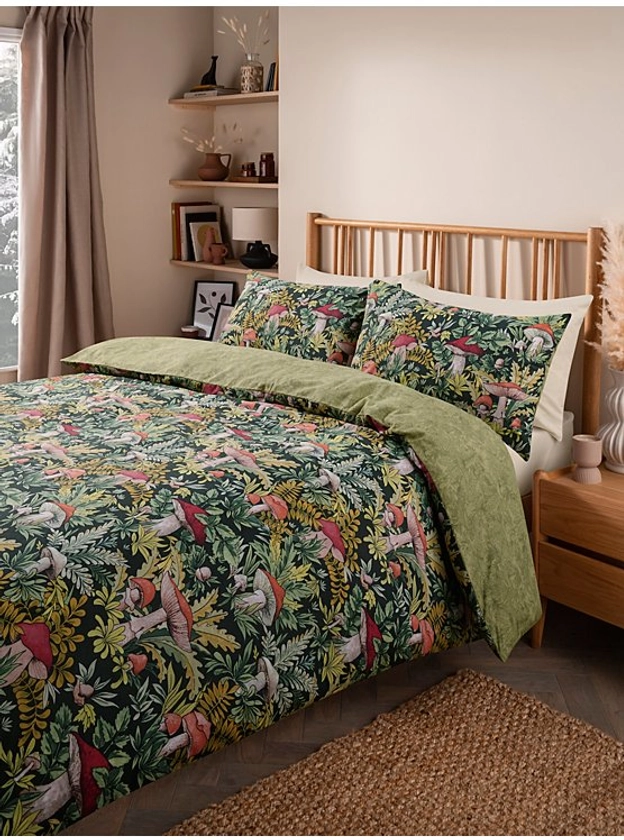 Toadstool Forest Reversible Duvet Set