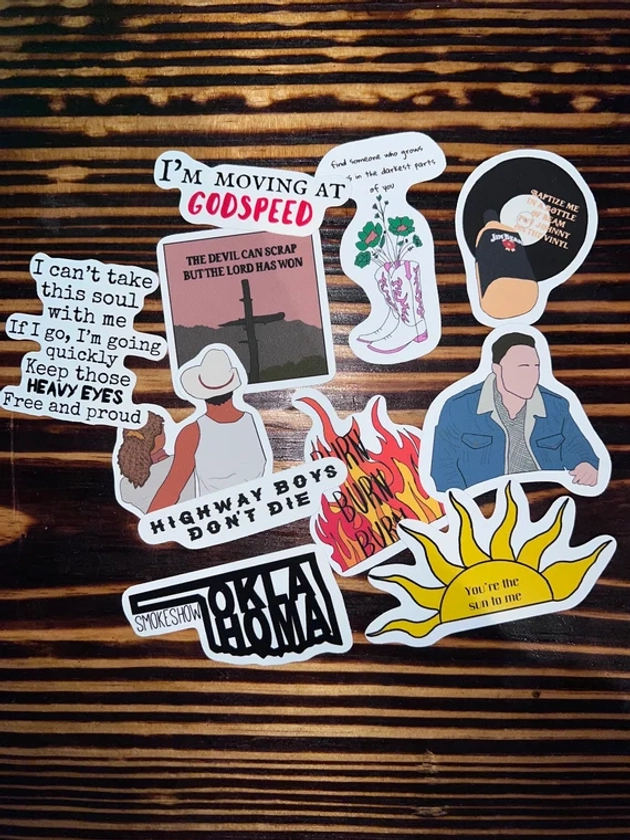 Zach Bryan Sticker Pack