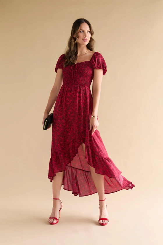 Sherrie Puff Sleeve Maxi Dress