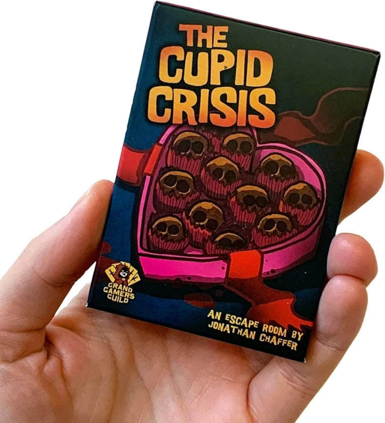 Escape Room in your Pocket | The Cupid Crisis: an Easy Strategy Game for Couples. Mini Escape Rooms for Birthdays, Holidays, Adults, Families