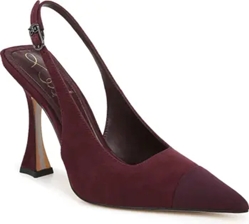 Sam Edelman Odette Slingback Pointed Cap Toe Pump (Women) | Nordstrom