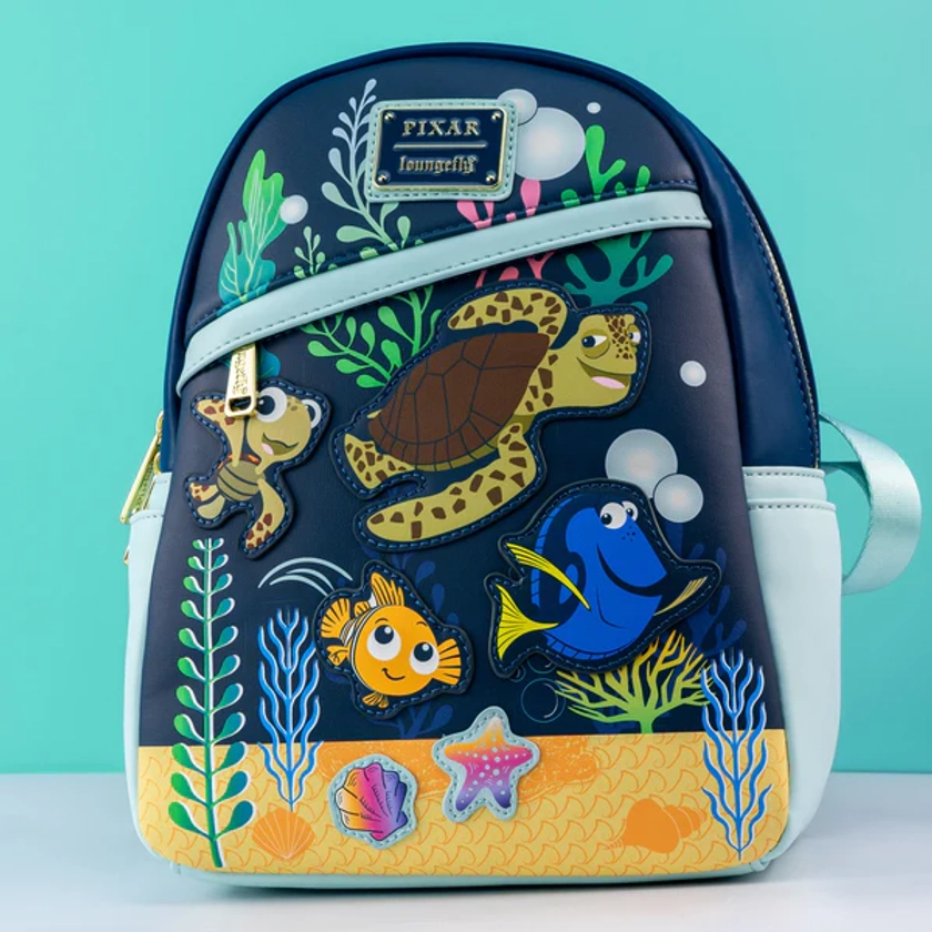 Loungefly x Disney Pixar Finding Nemo Crush and Friends Mini Backpack