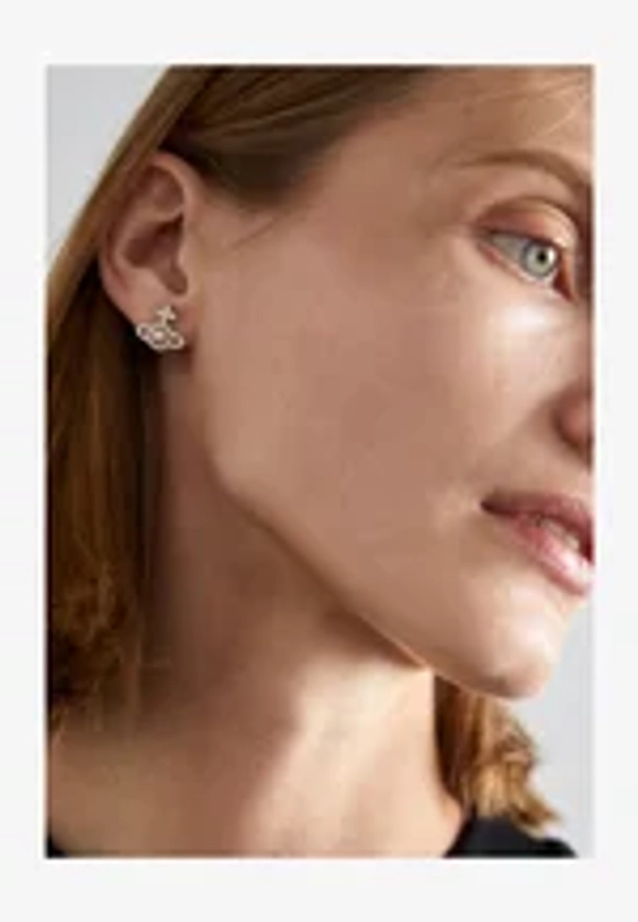 Vivienne Westwood OLYMPIA EARRINGS - Boucles d'oreilles - platinum/creamrose/white/rose clair - ZALANDO.FR