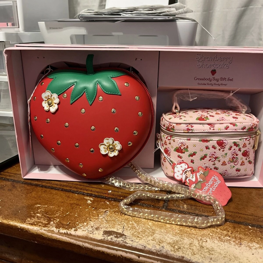 Skinny Dip Strawberry Shortcake Crossbody Bag Gift set. New In Box