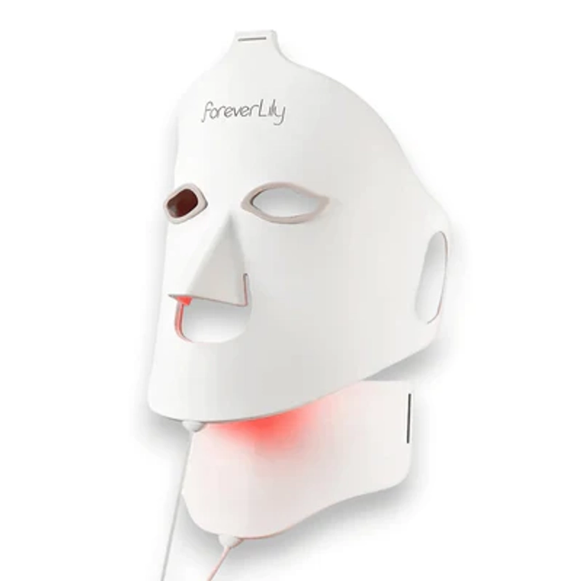 FOREVER LILY™ Máscara de LED Terapia Rosto + Pescoço