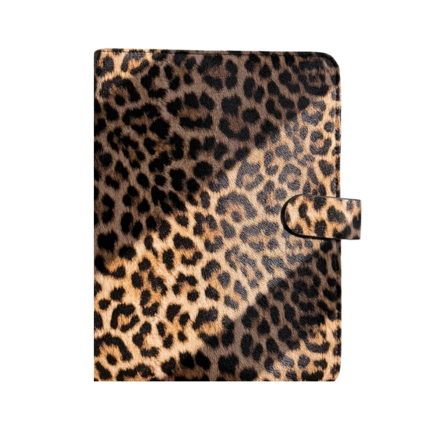 Leopard Print Ring Notebook by Cloudberry Papery