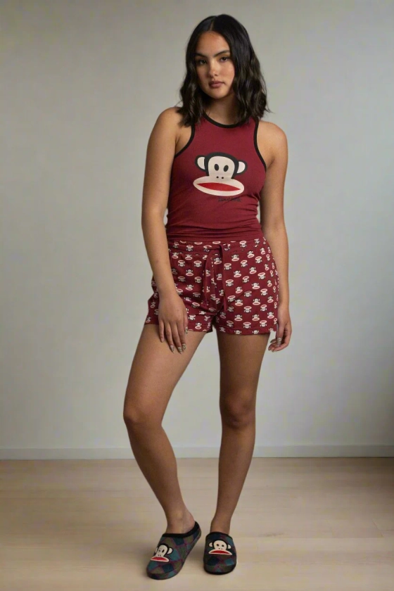 Daisy Street x Paul Frank Printed Pyjama Shorts