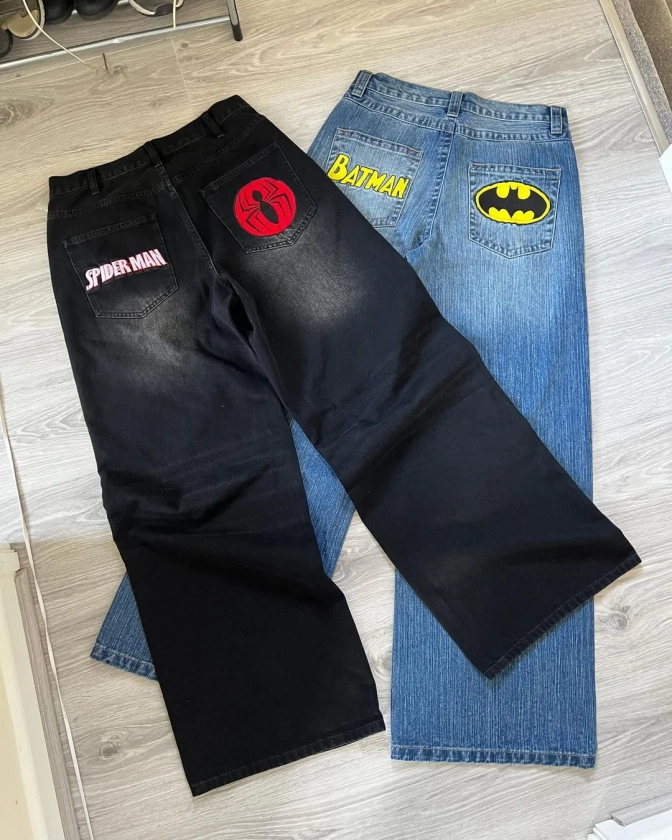 Baggy Unisex Superhero Jeans