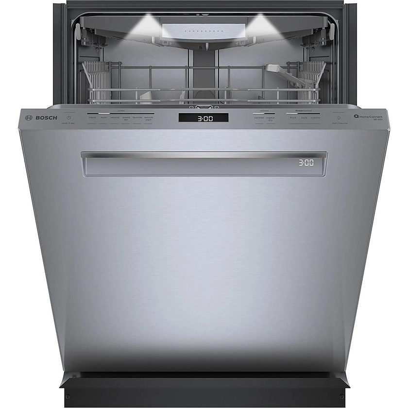 Bosch Benchmark Series 24" Top Control Smart Built-In Stainless Steel Tub Dishwasher, 38dBA Stainless Steel SHP9PCM5N - Best Buy