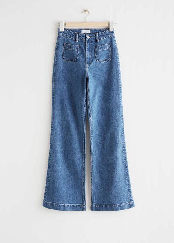 Flared Jeans - Deep Blue - Flared - & Other Stories US