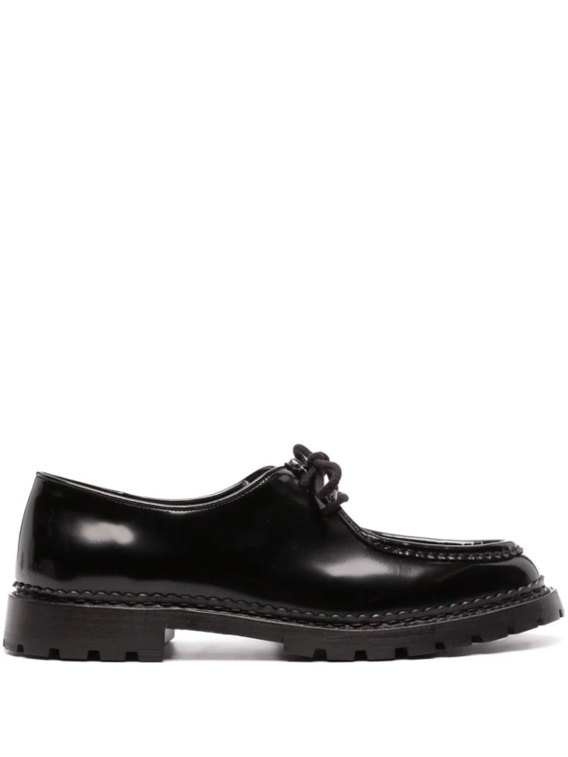 Saint Laurent Marbeuf Panelled Derby Shoes - Farfetch