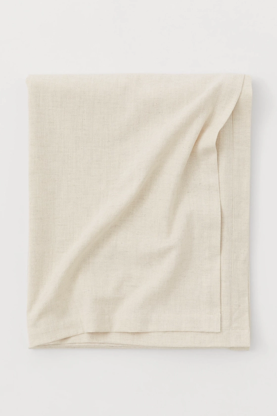 Nappe en coton mélangé - Beige chiné - Home All | H&M FR