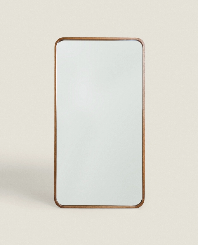 GRAND MIROIR RECTANGULAIRE CADRE ARRONDI | Zara Home France