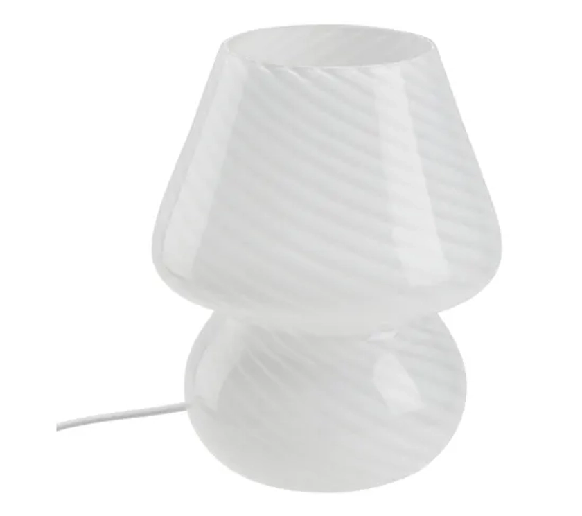 Lampe à poser H. 18,5 cm LINE Blanche - Lampe à poser BUT