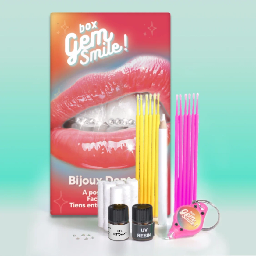 Kit Strass Dentaires - N°1 des ventes - Box GemSmile ❤️ (2024)