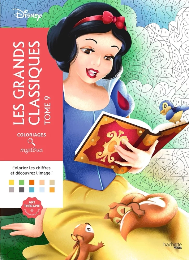 Coloriages mystères Disney Grands classiques 9