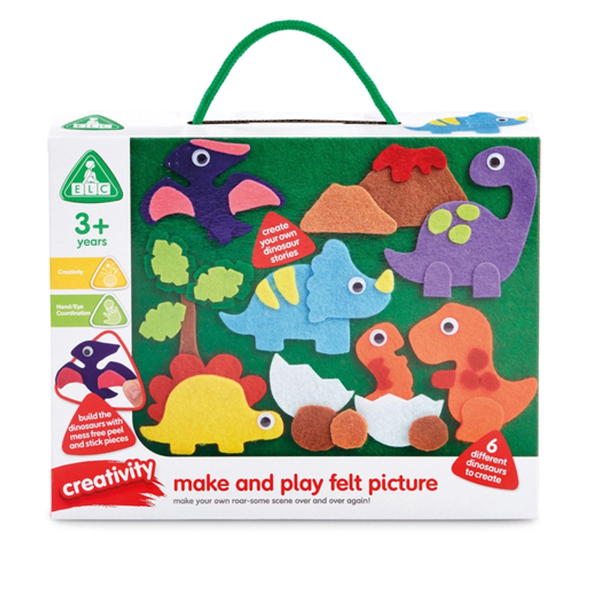 Early Learning Centre Make and Play Felt Pictures - Dinosaurs | The Entertainer