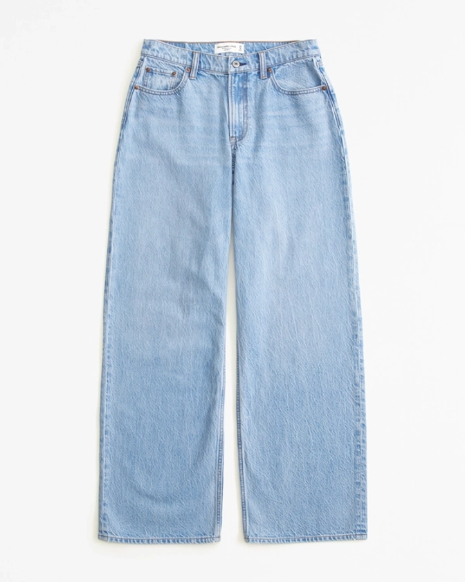 Women's Curve Love Low Rise Ultra Loose Jean | Women's Bottoms | Abercrombie.com