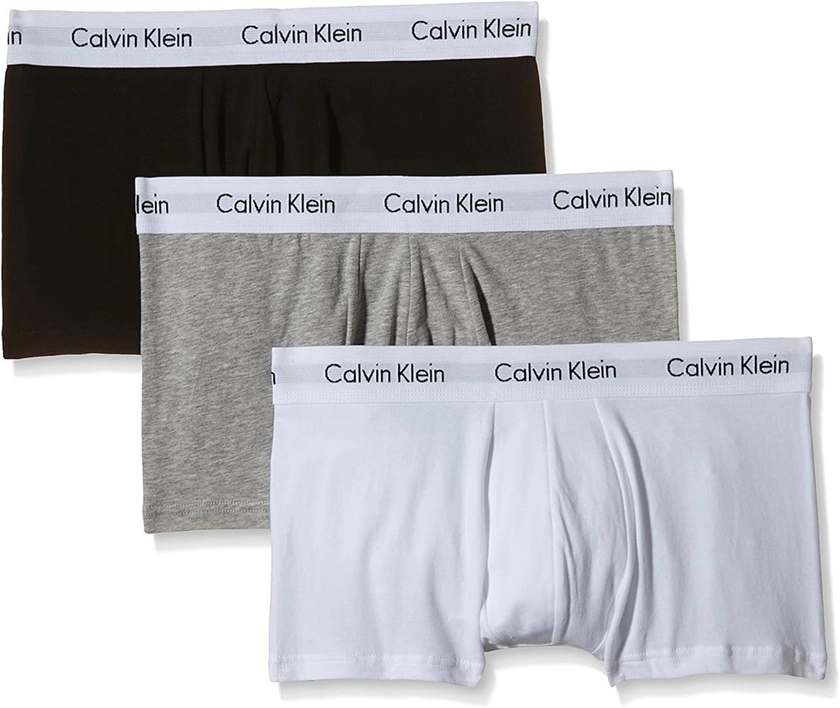 Calvin Klein Boxer Homme Lot De 3 Caleçon Coton Stretch