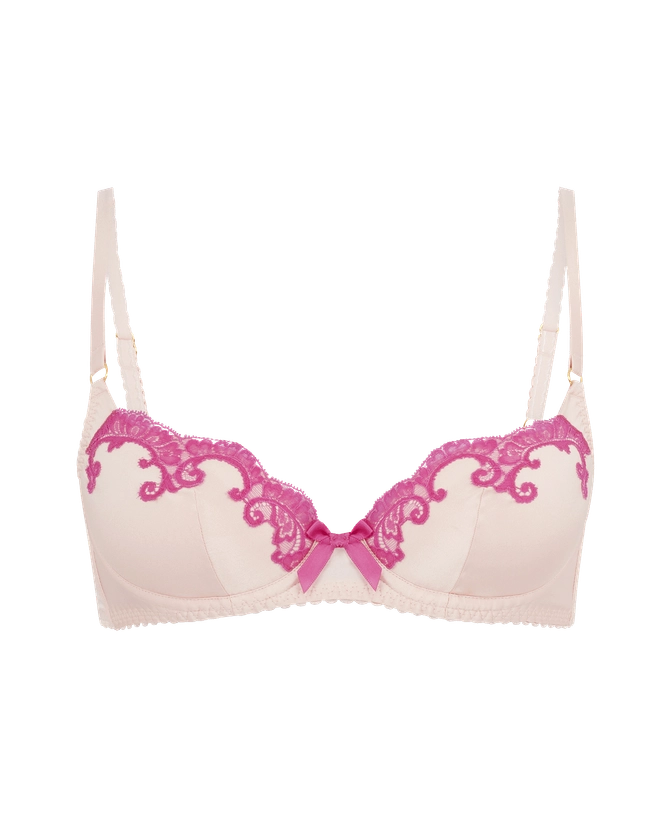 Molly Plunge Underwired Bra in Pink | By Agent Provocateur Outlet