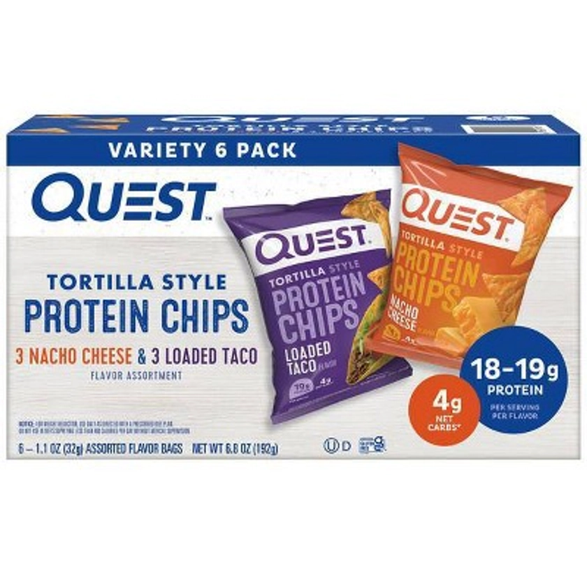 Quest Nutrition Chips Variety Pack - 6.8oz/6ct