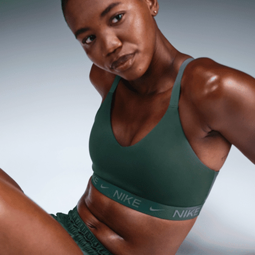 Brassière de sport réglable rembourrée à maintien normal Nike Indy pour femme