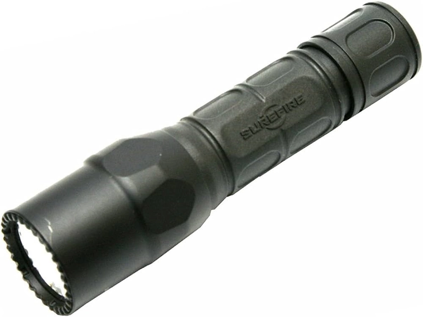 SureFire G2X Tactical Single-Output LED Flashlight with Tactical tailcap click switch, Black