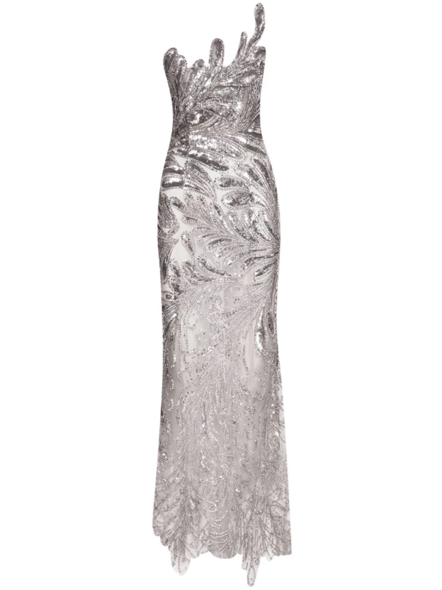 Oscar De La Renta Fern crystal-embellished Gown - Farfetch