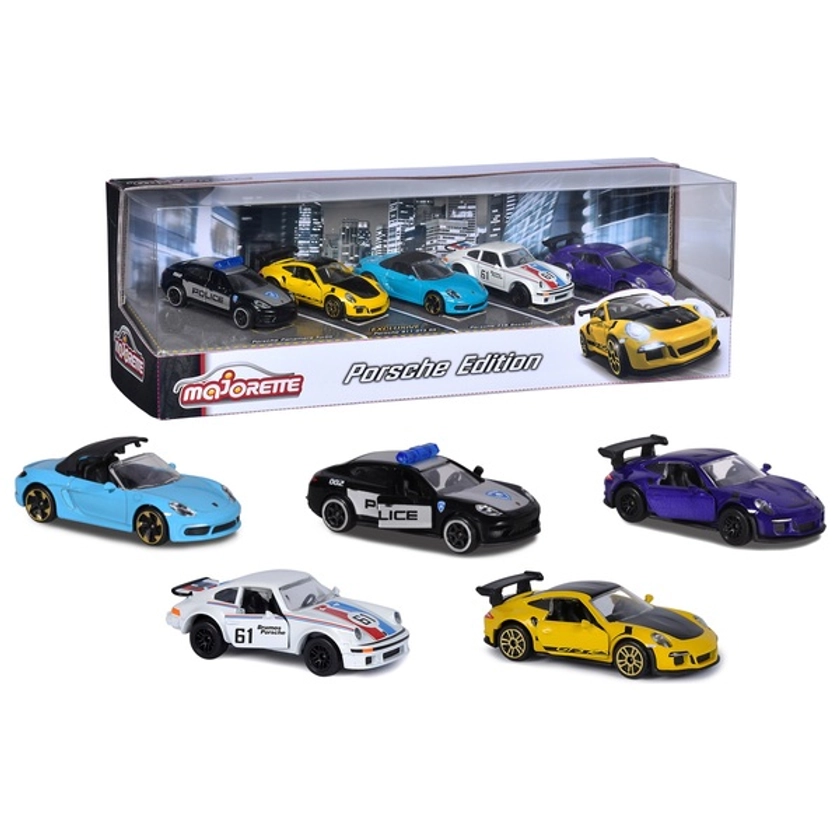 Majorette - Pack de 5 véhicules Porsche | Smyths Toys France