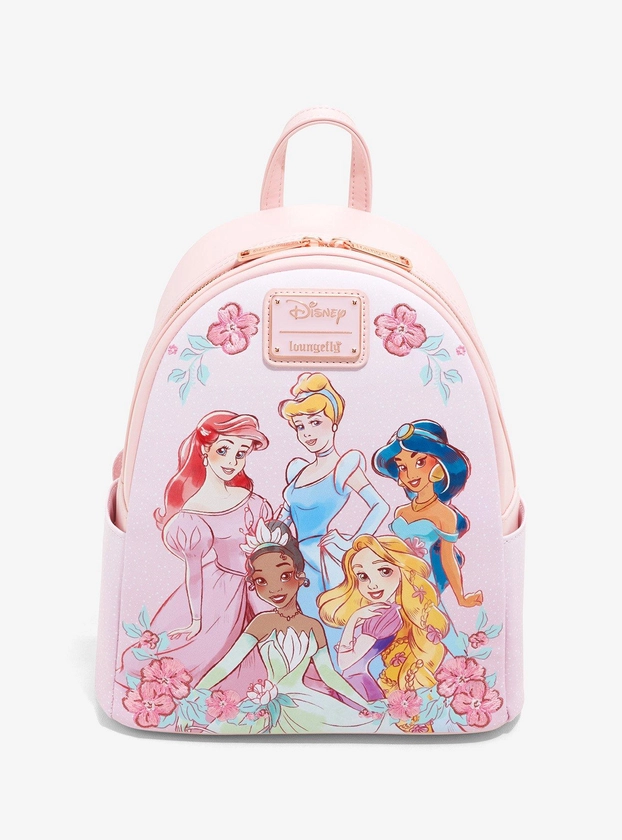 Loungefly Disney Princesses Floral Mini Backpack - BoxLunch Exclusive