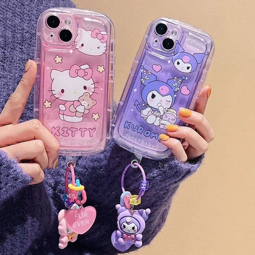 Cute Kuromi Hello Kitty Sanrio Melody Case For Samsung Galaxy A53 A33 A13 A34 A54 A14 A10S A71 A73 A21S A10 M10 A02 A72 F13 A04S - AliExpress 