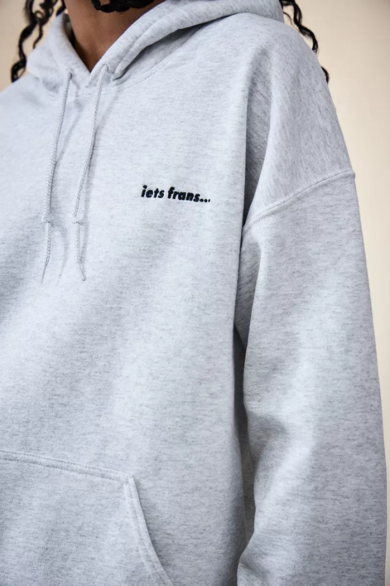 iets frans... Grey Marl Hoodie