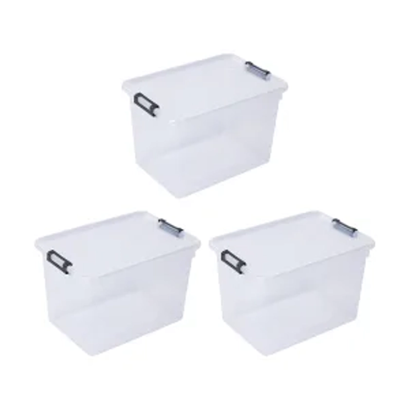 3 Pack 20L Tubs with Lids