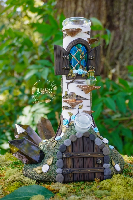 Woodland Birch Tree House — The Moss Goddess