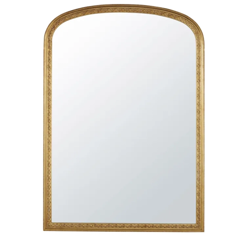 Grand miroir rectangulaire à moulures dorées 120x170 DEMYR | Maisons du Monde