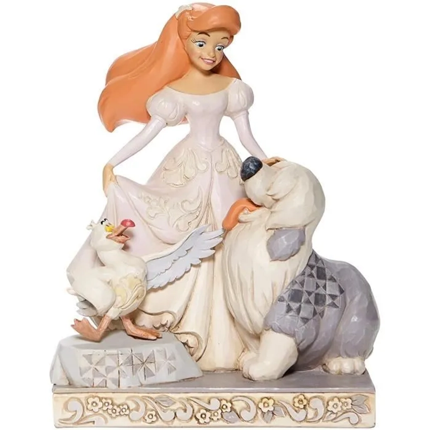 Jim Shore Blanc Bois Ariel Disney Traditions