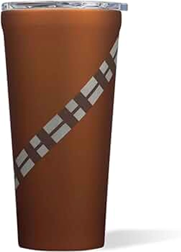 Corkcicle Disney Star Wars Tumbler Triple Insulated Stainless Steel Travel Mug, BPA Free, Keeps Beverages Cold for 9 Hours and Hot for 3 Hours, 16 oz, Chewbacca