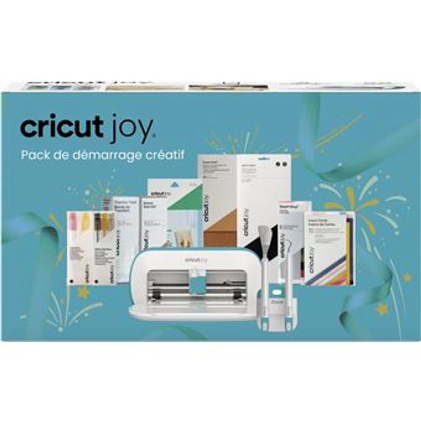 Pack de démarrage créatif Cricut Joy Holiday Blanc et bleu