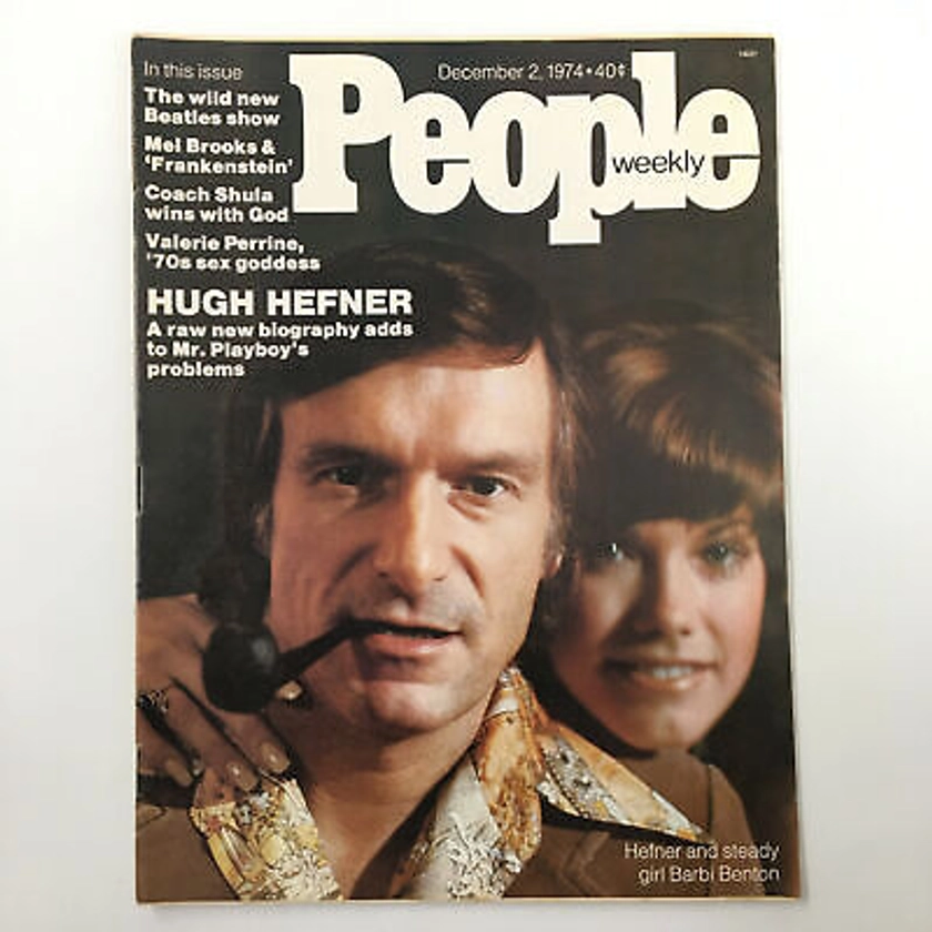 People Weekly Magazine December 2 1974 Hefner and Barbi Benton No Label | eBay