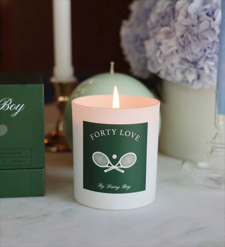 Forty Love Candle