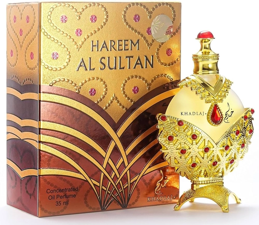 Hareem Al Sultan Gold - Huile parfumée concentrée de Khadlaj (35 ml)