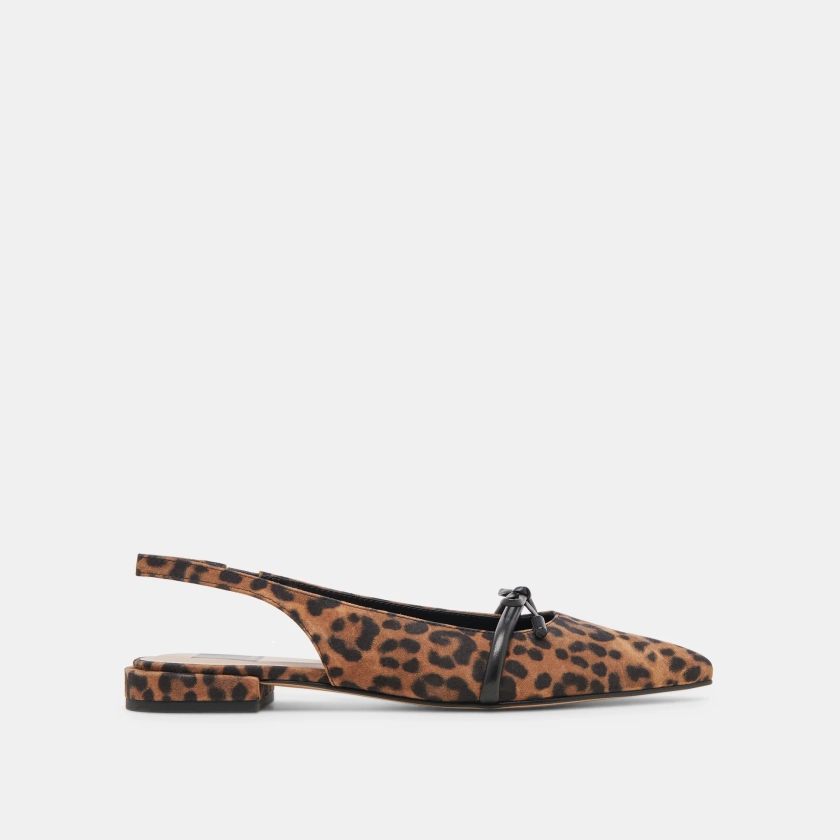 PAYGE FLATS LEOPARD SUEDE