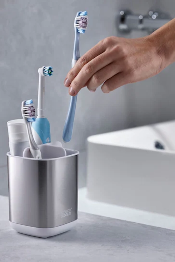 Buy Joseph Joseph White EasyStore Steel Toothbrush Caddy from the Next UK online shop