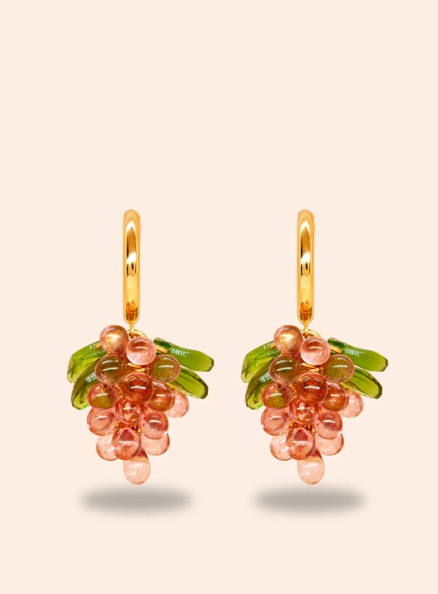 Raspberry Jelly | Earrings | Annele