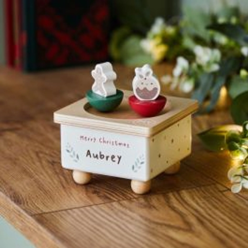 Personalised Christmas Music Box FSC®