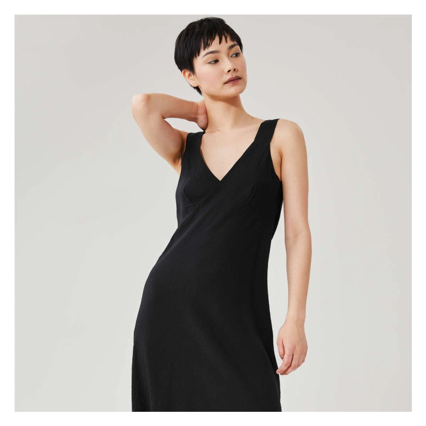 Slip Dress in JF Black from Joe Fresh